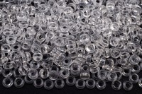 Бисер MIYUKI Spacer 3х1,3 мм #0131 хрусталь, прозрачный, 5 грамм
