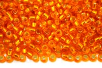 Бисер японский TOHO круглый 8/0 #0030F светлый гиацинт матовый, серебряная линия внутри, 10 грамм