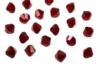 Бусина биконус Swarovski 5328 #208 4мм Siam, 5328-4-208, 20шт