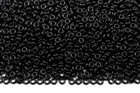 Бисер японский TOHO Demi Round 8/0 #0049 черный, непрозрачный, 5 грамм