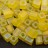 Бисер японский Miyuki Cube кубический 4мм #0136FR желтый, матовый радужный прозрачный, 10 грамм - Бисер японский Miyuki Cube кубический 4мм #0136FR желтый, матовый радужный прозрачный, 10 грамм