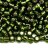 Бисер японский TOHO круглый 6/0 #0037 оливковый, серебряная линия внутри, 10 грамм - Бисер японский TOHO круглый 6/0 #0037 оливковый, серебряная линия внутри, 10 грамм