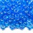 Бисер чешский PRECIOSA круглый 2/0 66150 голубой прозрачный блестящий, квадратное отверстие, 50г - Бисер чешский PRECIOSA круглый 2/0 66150 голубой прозрачный блестящий, квадратное отверстие, 50г
