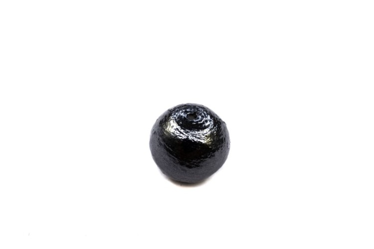 Хлопковый жемчуг Miyuki Cotton Pearl 8мм, цвет Black, 744-004, 1шт Хлопковый жемчуг Miyuki Cotton Pearl 8мм, цвет Black, 744-004, 1шт