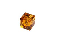 Бусина куб Swarovski 5601 #203 6мм Topaz, 5601-6-203, 1шт