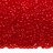 Бисер японский MIYUKI круглый 15/0 #1609 красный, полуматовый прозрачный, 10 грамм - Бисер японский MIYUKI круглый 15/0 #1609 красный, полуматовый прозрачный, 10 грамм