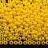 Бисер чешский PRECIOSA круглый 10/0 88110 желтый непрозрачный блестящий, 5 грамм - Бисер чешский PRECIOSA круглый 10/0 88110 желтый непрозрачный блестящий, 5 грамм