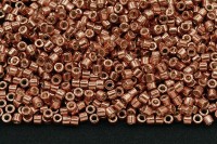 Бисер японский MIYUKI Delica цилиндр 10/0 DBM-1843 Duracoat Galvanized, темный розовато-лиловый, 5 грамм