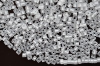 Бисер чешский PRECIOSA кубический 3,5х3,5мм 02090 белый матовый 50г