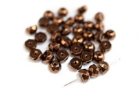 Бусины Hill beads 8мм, отверстие 0,5мм, цвет 23980/14415 бронзовый, 722-018, около 10г (около 24шт)