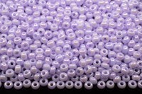 Бисер чешский PRECIOSA круглый 10/0 24420 сиреневый непрозрачный радужный, 1 сорт, 50г