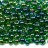 Бисер MIYUKI Drops 3,4мм #0179 зеленый, прозрачный радужный, 10 грамм - Бисер MIYUKI Drops 3,4мм #0179 зеленый, прозрачный радужный, 10 грамм