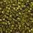 Бисер японский TOHO круглый 6/0 #0996 перидот радужный, золотая линия внутри, 10 грамм - Бисер японский TOHO круглый 6/0 #0996 перидот радужный, золотая линия внутри, 10 грамм