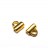 Концевик CYMBAL Soros для TILA 5х5х3мм, петля 1,7мм, отверстие 0,8мм, цвет золото, 24K Gold Plate, 11-148, 2шт - Концевик CYMBAL Soros для TILA 5х5х3мм, петля 1,7мм, отверстие 0,8мм, цвет золото, 24K Gold Plate, 11-148, 2шт