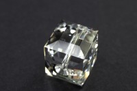 Бусина куб Swarovski 5601 #001 10мм Crystal, 5601-10-001, 1шт