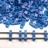 Бисер японский MIYUKI Quarter TILA #0149FR синий капри, матовый радужный прозрачный, 5 грамм - Бисер японский MIYUKI Quarter TILA #0149FR синий капри, матовый радужный прозрачный, 5 грамм