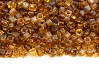 Бисер японский TOHO Cube кубический 1,5мм #Y301F матовый, hybrid Пикассо, 5 грамм