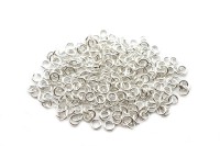 Кольца соединительные 3х0,6мм, разъёмные, цвет серебро, латунь, 13-183, 5г (около 250шт)