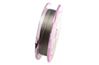 Ювелирный тросик SakuLux7 Flexy7, 0,40мм, 10м, цвет стальной, 1017-127