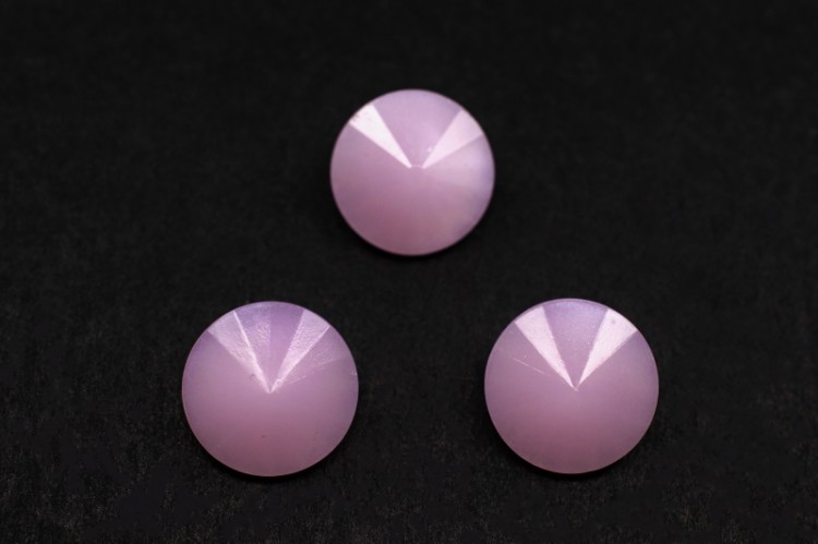 Риволи Matubo 12mm Czech Glass, цвет RV039 Light pink alabaster, 12-RV039, 1шт Риволи Matubo 12mm Czech Glass, цвет RV039 Light pink alabaster, 12-RV039, 1шт