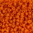 Бисер японский TOHO круглый 8/0 #0050AF оранжевый, матовый непрозрачный, 10 грамм - Бисер японский TOHO круглый 8/0 #0050AF оранжевый, матовый непрозрачный, 10 грамм