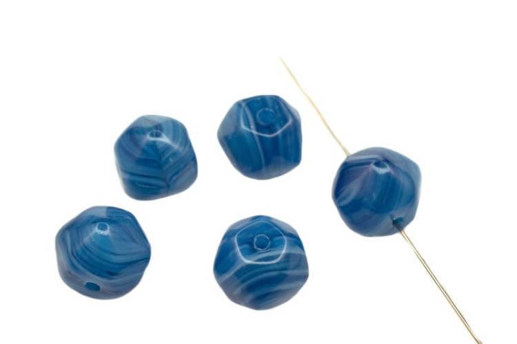 Бусина граненая 11х10мм, цвет синий, непрозрачная, стеклянная, 735-106, 5шт Бусина граненая 11х10мм, цвет синий, непрозрачная, стеклянная, 735-106, 5шт Бусина граненая 11х10мм, цвет синий, непрозрачная, стеклянная, 735-106, 5шт