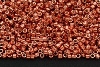 Бисер японский MIYUKI Delica цилиндр 10/0 DBM-1842 Duracoat Galvanized, темная ягода, 5 грамм