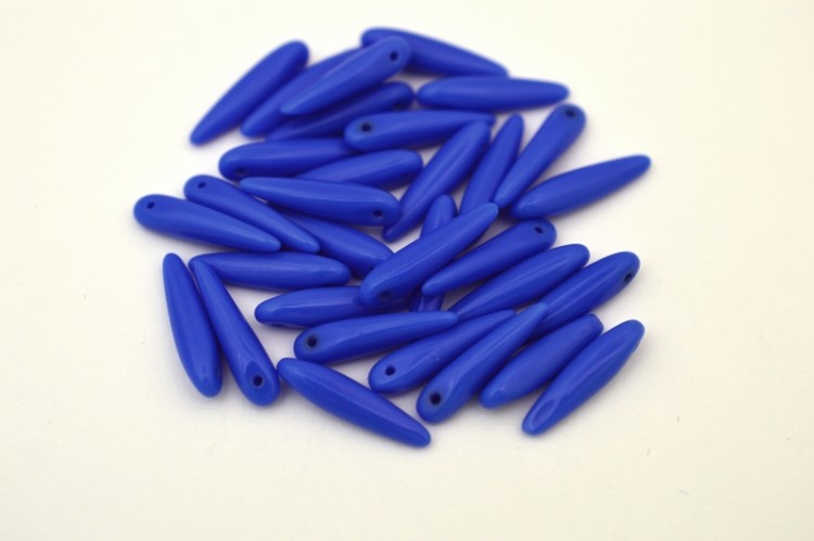 Бусины Thorn beads 5х16мм, цвет 33100 синий непрозрачный, 719-021, около 10г (около 32шт) Бусины Thorn beads 5х16мм, цвет 33100 синий непрозрачный, 719-021, около 10г (около 32шт)