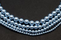 Жемчуг Swarovski 5810 #302 3мм Crystal Light Blue Pearl, 5810-3-302, 10шт