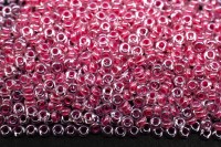 Бисер японский TOHO Demi Round 11/0 #1082 хрусталь/розовый, окрашенный изнутри, 5 грамм