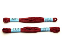 Мулине Gamma, цвет 3211 грязно-вишневый, хлопок, 8м, 1шт
