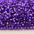 Бисер японский TOHO круглый 8/0 #2224 фиолетовый, серебряная линия внутри, 10 грамм - Бисер японский TOHO круглый 8/0 #2224 фиолетовый, серебряная линия внутри, 10 грамм