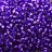 Бисер японский TOHO круглый 8/0 #2224 фиолетовый, серебряная линия внутри, 10 грамм - Бисер японский TOHO круглый 8/0 #2224 фиолетовый, серебряная линия внутри, 10 грамм