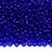 Бисер чешский PRECIOSA круглый 8/0 60300 синий прозрачный, квадратное отверстие, 50г - Бисер чешский PRECIOSA круглый 8/0 60300 синий прозрачный, квадратное отверстие, 50г