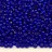 Бисер чешский PRECIOSA круглый 10/0 35086 синий прозрачный, белая линия внутри, 1 сорт, 50г - Бисер чешский PRECIOSA круглый 10/0 35086 синий прозрачный, белая линия внутри, 1 сорт, 50г