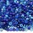 Бисер японский MIYUKI круглый 8/0 MIX02 оттенки синего, микс Blue tones, 10 грамм - Бисер японский MIYUKI круглый 8/0 MIX02 оттенки синего, микс Blue tones, 10 грамм