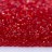 Бисер чешский PRECIOSA Богемский граненый, рубка 10/0 90070 красный прозрачный, около 10 грамм - Бисер чешский PRECIOSA Богемский граненый, рубка 10/0 90070 красный прозрачный, 10г