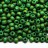 Бисер чешский PRECIOSA круглый 7/0 53800 зеленый с желтой полоской, непрозрачный, 50г - Бисер чешский PRECIOSA круглый 7/0 53800 зеленый с желтой полоской, непрозрачный, 50г