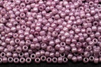 Бисер японский TOHO круглый 11/0 #1200 белый/розовый, мраморный непрозрачный, 10 грамм