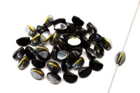 Бусины Pinch beads 5х3мм, отверстие 0,8мм, цвет 23980/28001 черный Marea, 755-101, 10г (около 117шт)