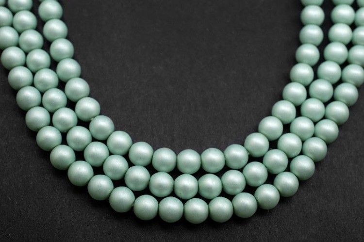 Чешский жемчуг Preciosa, цвет 70536 матовый голубой, 6мм, 10шт Жемчуг Preciosa, цвет 70536 матовый голубой, 6мм, 10шт