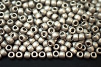 Бисер японский TOHO круглый 3/0 #0566 античное серебро, матовый металлизированный, 10 грамм