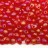 Бисер MIYUKI Drops 3,4мм #0140FR светлый красный, матовый радужный прозрачный, 10 грамм - Бисер MIYUKI Drops 3,4мм #0140FR светлый красный, матовый радужный прозрачный, 10 грамм