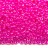 Бисер чешский PRECIOSA круглый 10/0 38877 прозрачный, розовая линия внутри, 1 сорт, 50г - Бисер чешский PRECIOSA круглый 10/0 38877 прозрачный, розовая линия внутри, 1 сорт, 50г