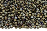 Бисер японский TOHO круглый 11/0 #0613 серый, матовый ирис, 10 грамм
