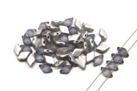 Бусины GemDuo 8х5мм, отверстие 0,8мм, цвет 00030/26971 Backlit Tanzanite матовый, 709-160, 10г (около 64шт)