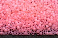 Бисер японский TOHO круглый 11/0 #0145F нежно-розовый, матовый цейлон, 10 грамм