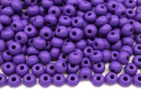 Бисер чешский PRECIOSA круглый 6/0 22m15 матовый темно-фиолетовый, PermaLux, 50г