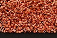 Бисер японский MIYUKI Delica цилиндр 10/0 DBM-1837 Duracoat Galvanized, розовый румянец, 5 грамм