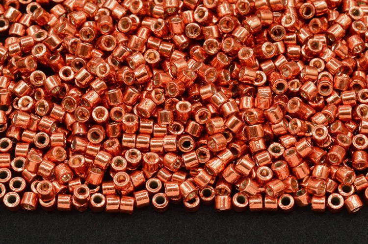 Бисер японский MIYUKI Delica цилиндр 10/0 DBM-1837 Duracoat Galvanized, розовый румянец, 5 грамм Бисер японский MIYUKI Delica цилиндр 10/0 DBM-1837 Duracoat Galvanized, розовый румянец, 5 грамм